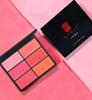 Six-Color Blush Palette: Large Multi-Tone Rouge for Makeup Artists and Students - Ideal for Studio and Stage.