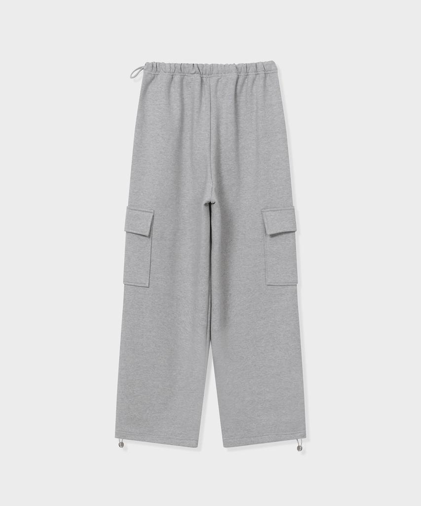 Geulleondeun Cargo Sweatpants (Melange Grey)