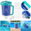 With 5 Skimmer Socks Inline Pool Leaf Canister Leaf Trap for Swimming Pool  Pool Drainer