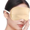 Air Permeable Castor Oil Eye Pack Containing Natural Oil Blended With Polyester And Terrycloth For Evening And Travel