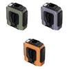 Waist Clip Fan Flashlight 100 Gears Strong Wind Hands Freely Belt Clip Fan for Farm Courier Cycling Hiking Outdoor Activities
