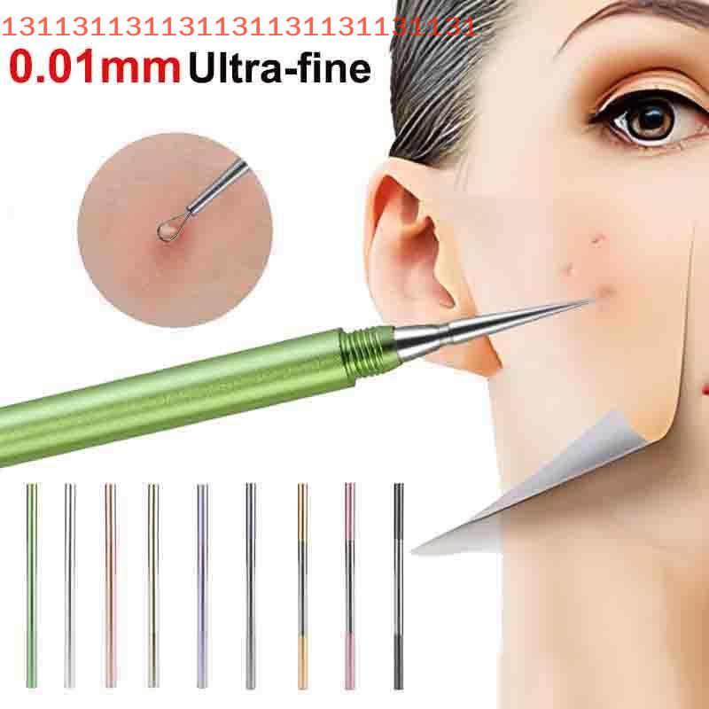 1 Pcs Face Skin Care Pore Cleaner Stainless Steel Blackhead Comedone Extractor Acne Pimple Blemish Remover Tool