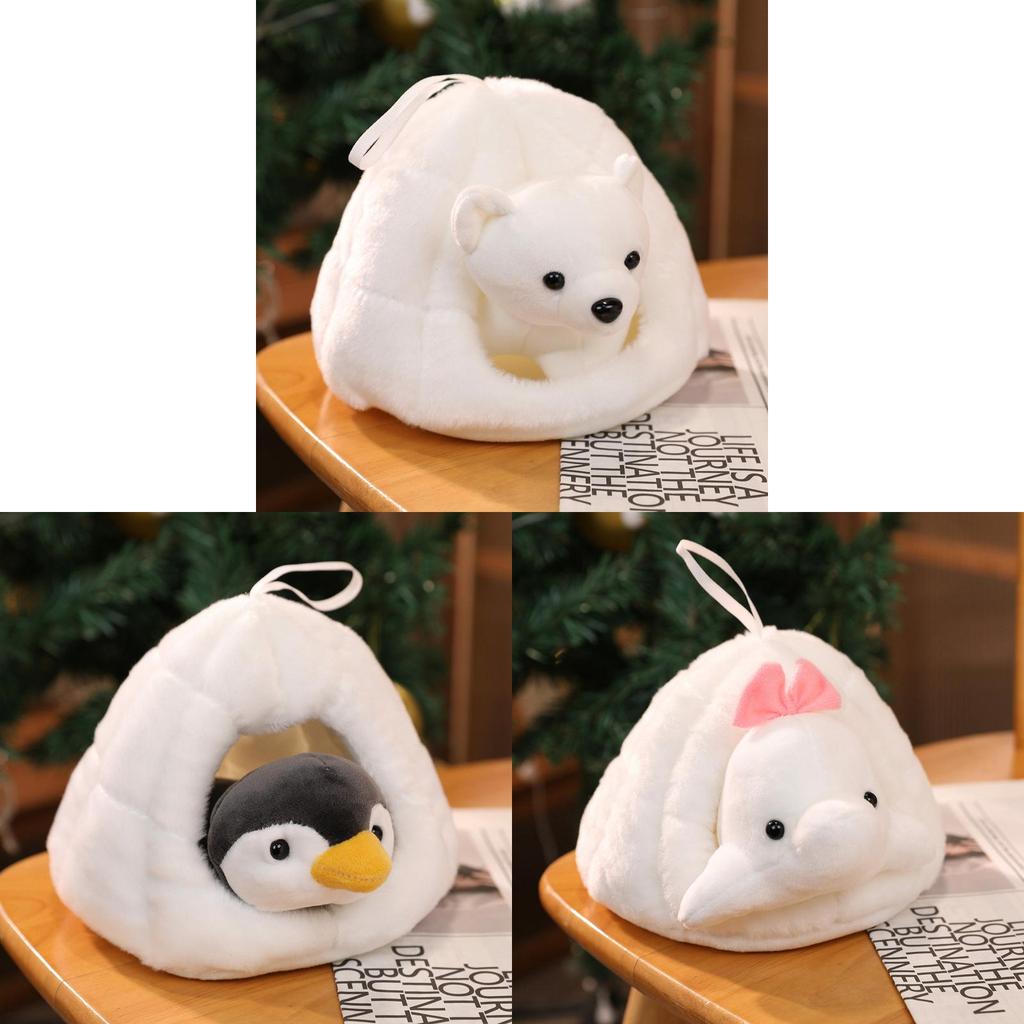 Polar Oceanarium Penguin Plush Toy With Pp Cotton Filling For Kids And Collectors
