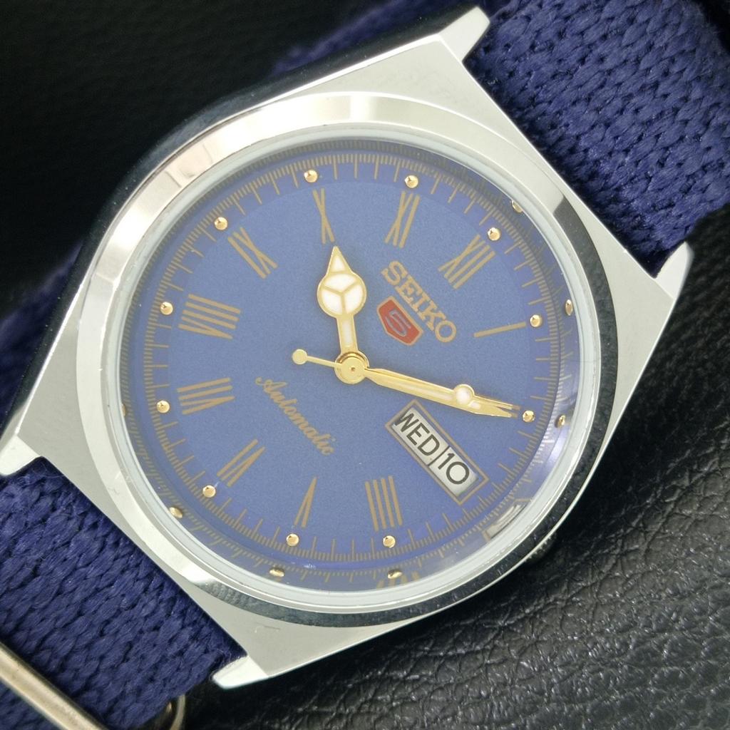 

REFURBISHED SEIKO 5 AUTOMATIC VINTAGE JAPAN MENS ROMAN FIGURE WATCH a442650-1