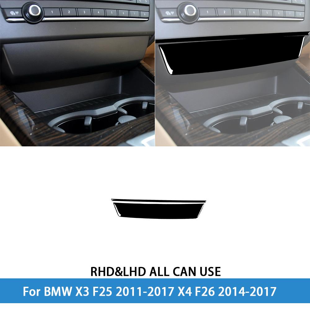 For BMW X3 F25 2011-2017 X4 F26 2014-2017Car Accessories Piano Black Interior Air Vent Taillight Console Trim Modified Sticker