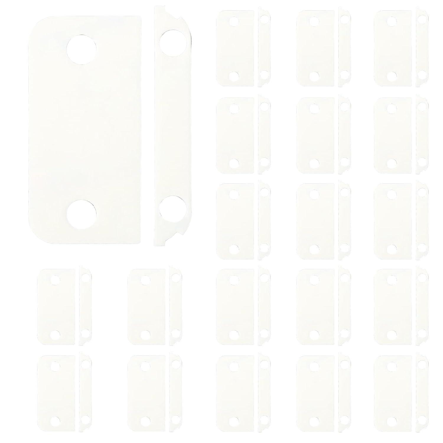 40pcs Adhesive Replacement Tapes for Ring Alarm Contact Sensor 2nd Gen, Premium 20 Sensor Pads & 20 Magnetic Pads Strong Double-Sided Sticky Strips