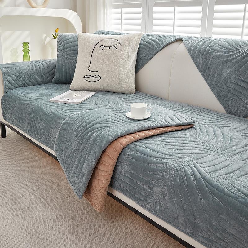 Sofa Cushion Four Seasons Universal Non-Slip Sofa Cover Full-Cover Elastic Seat Cushion Cream Sofa Hat