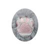 Sun Lemon Knee Cat Plush Toy Small Gray