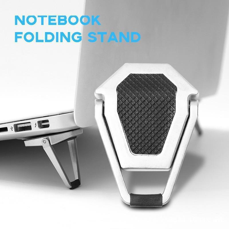 Aluminum Alloy Portable Folding Laptop Stand with Cooling Riser