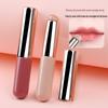 Portable Silicone Lip and Concealer Brush with Lid - Professional Blending Round Head Makeup Tool