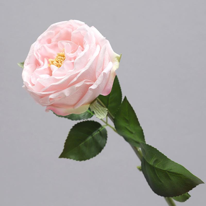 Single Head Feel Moisturizing Rose Simulation Flower Home Decoration Living Room Photography Decoration Fake Flower