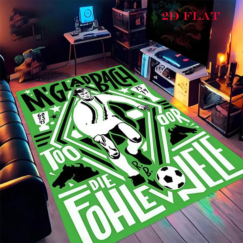 Borussia Carpet Rug for Living Room Bedroom Home Sofa Decoration,Kids Play Nonslip Floor Mat