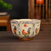 Ru Kiln Ceramic Tea Cup Golden Chicken Enamel Cup Household Kung Fu Master's Cup Chinese Style Large Capacity Drinking Utensils