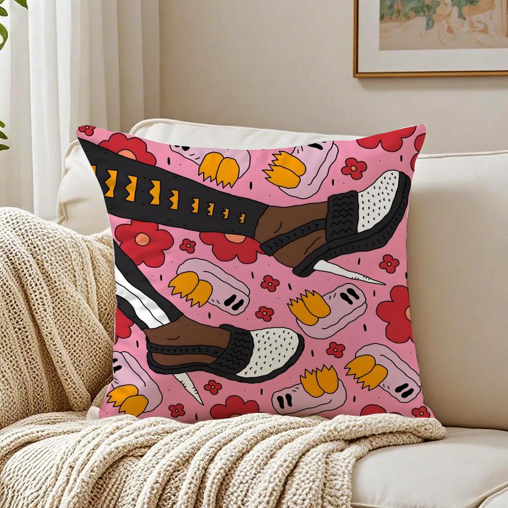 Fantasy And Creative Shoes illustration Cushion Cover Pillowcase Antidustmite living Room Sofa Decor Cushion Room