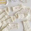Chaussettes blanches simples, polyvalentes, jolies, nœuds papillon, petites fleurs, chaussettes tube moyennes pour femmes, Kawaii Harajuku Jk Lolita, chaussettes en coton pour filles
