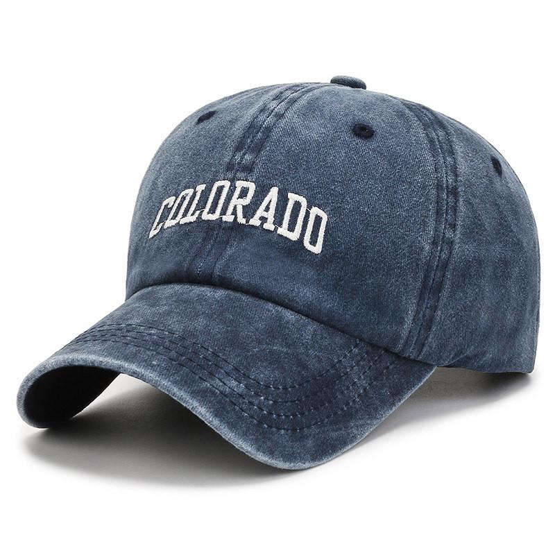 Embroidery Colorado Letter Protection Baseball Cap Breathable Women Baseball