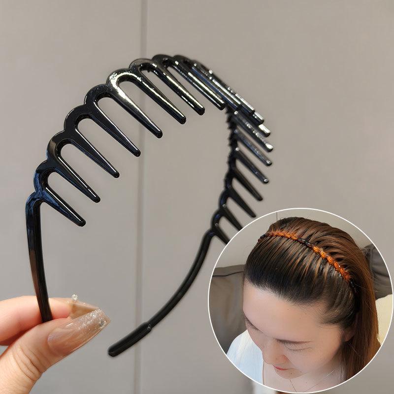 Damen Anti-Rutsch Mode Stirnband mit Zähnen für vielseitige Verwendung