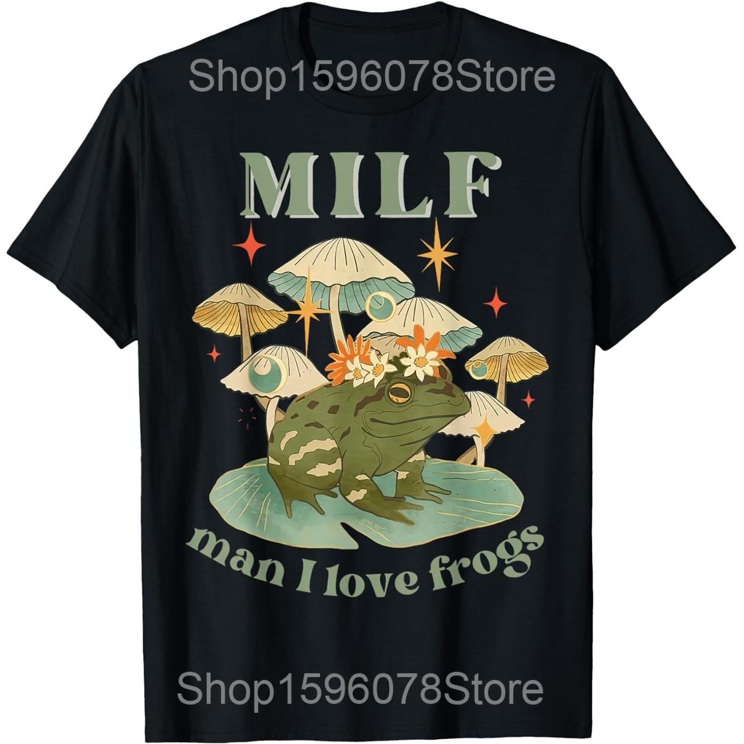 

Cute Frog Eating Sushi Anime Japanese Vintage RetroT Shirts Men Humor Streetwear Tee Shirt Short Sleeve Unisex Loose Clothing S