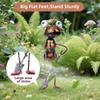 3-Piece 13" Busy Working Ants Metal Garden Stator Outdoor Decor, Unny Metal Yard Art or Home Decoration, Handmade Retro Statue G