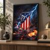 Atletico Madrid Diamond Painting Kit 5D Full Drill DIY Diamond Mosaic Wall Art Home Decor