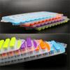 TPR Ice Cube Tray with Lid Ice Maker Portable Ice Stick Tray Mold  Kitchen Accessories