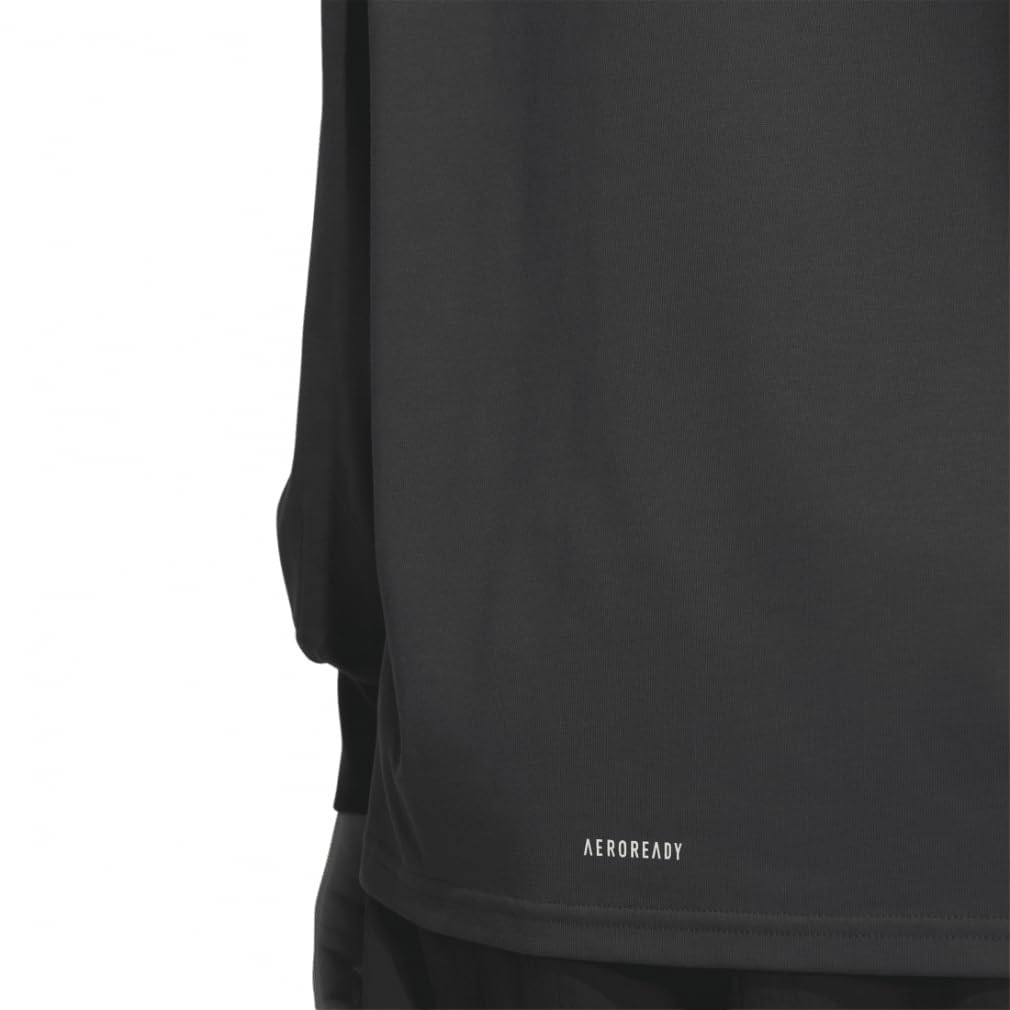 Adidas JSY07 Carbon Long Sleeve with Words Size M Women's T-Shirt (IM8709),