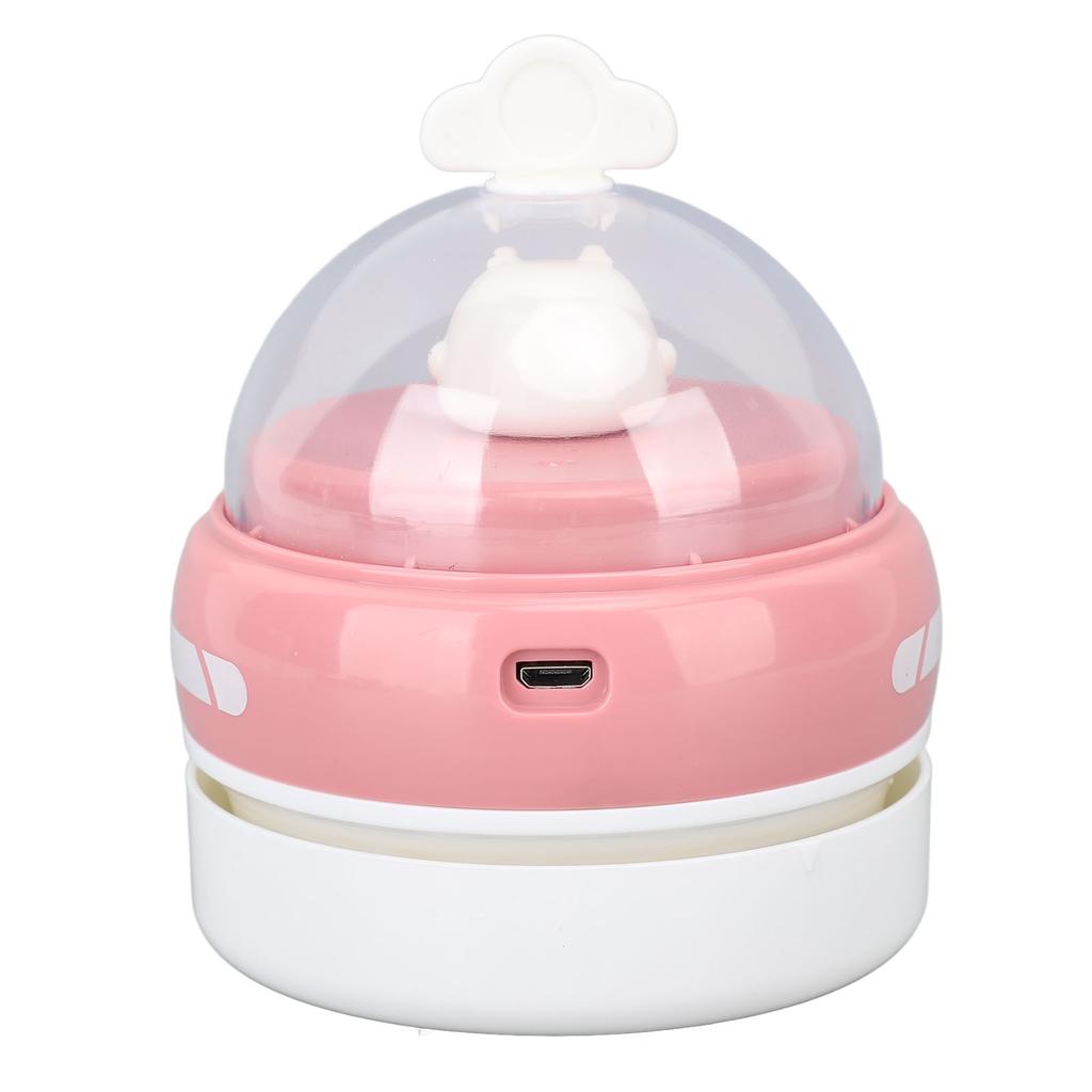 Desktop Vacuum Cleaner Portable Cordless USB Charging Handheld Efficient with Night Light Table Dust Sweeper for Pencil