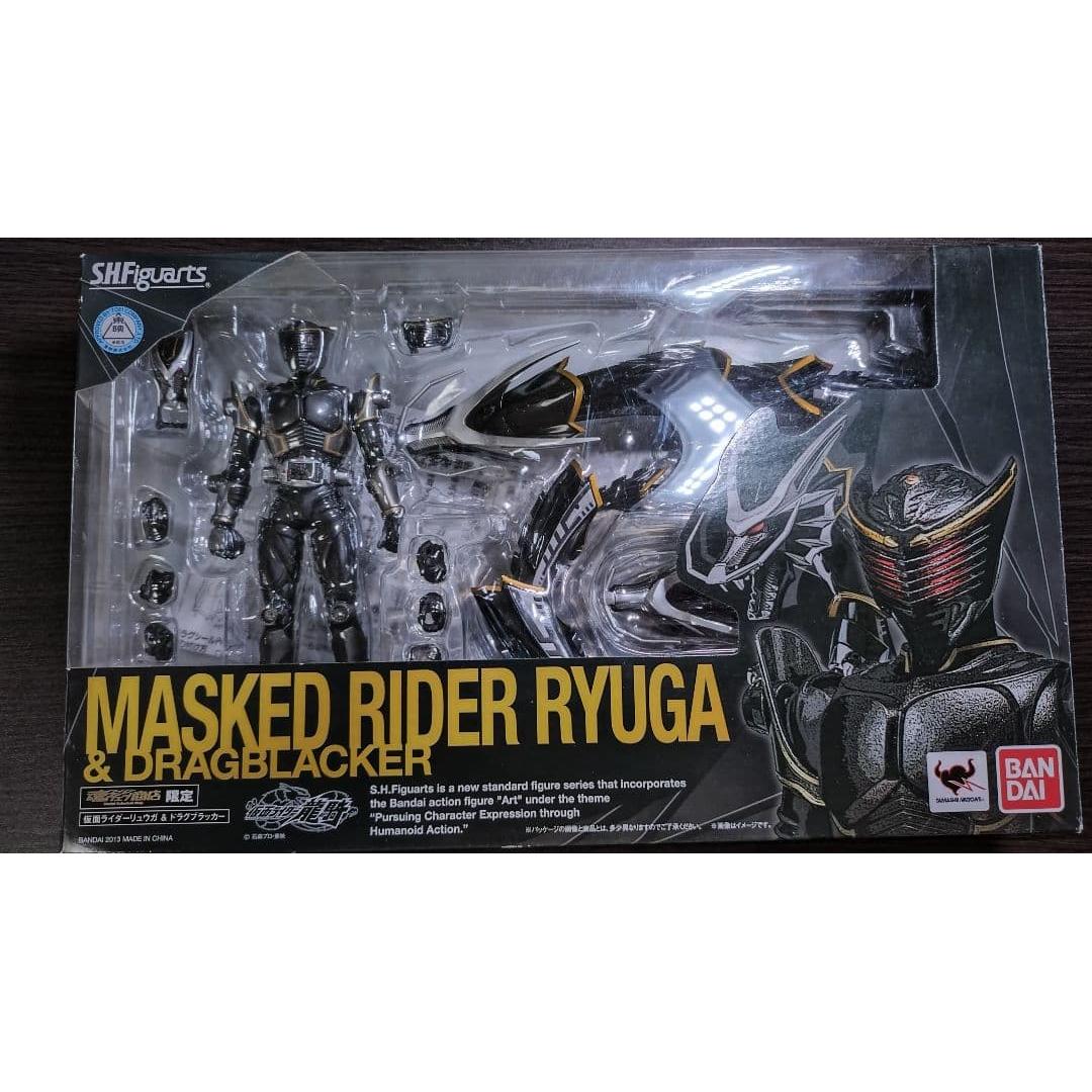 Used S.H.Figuarts Kamen Rider Ryuga & Drag Blacker Kamen Rider...