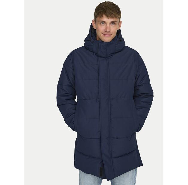Winter Jacket Only & Sons 22020156, Dark Blue, Regular Fit