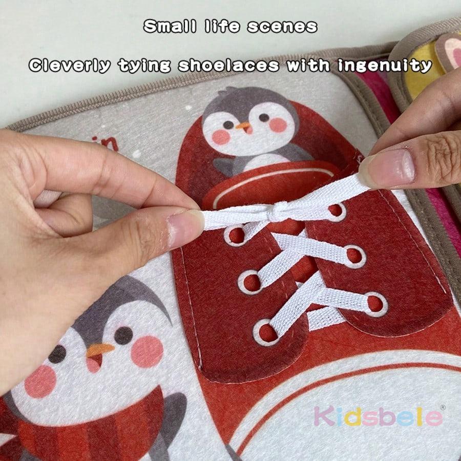 Soft Activity Baby Book My First Animals Felt Quiet Book Montessori Busy Board Toddler 0-3Y Soft Learning Toy Gift Sensory Toy