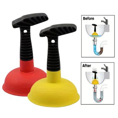 1PC Pipeline Dredge Suction Cup Toilet Plungers Press Cleaning Sink Drain Pipe Tool Sink Pipe Strong Dredger Tools Accessories