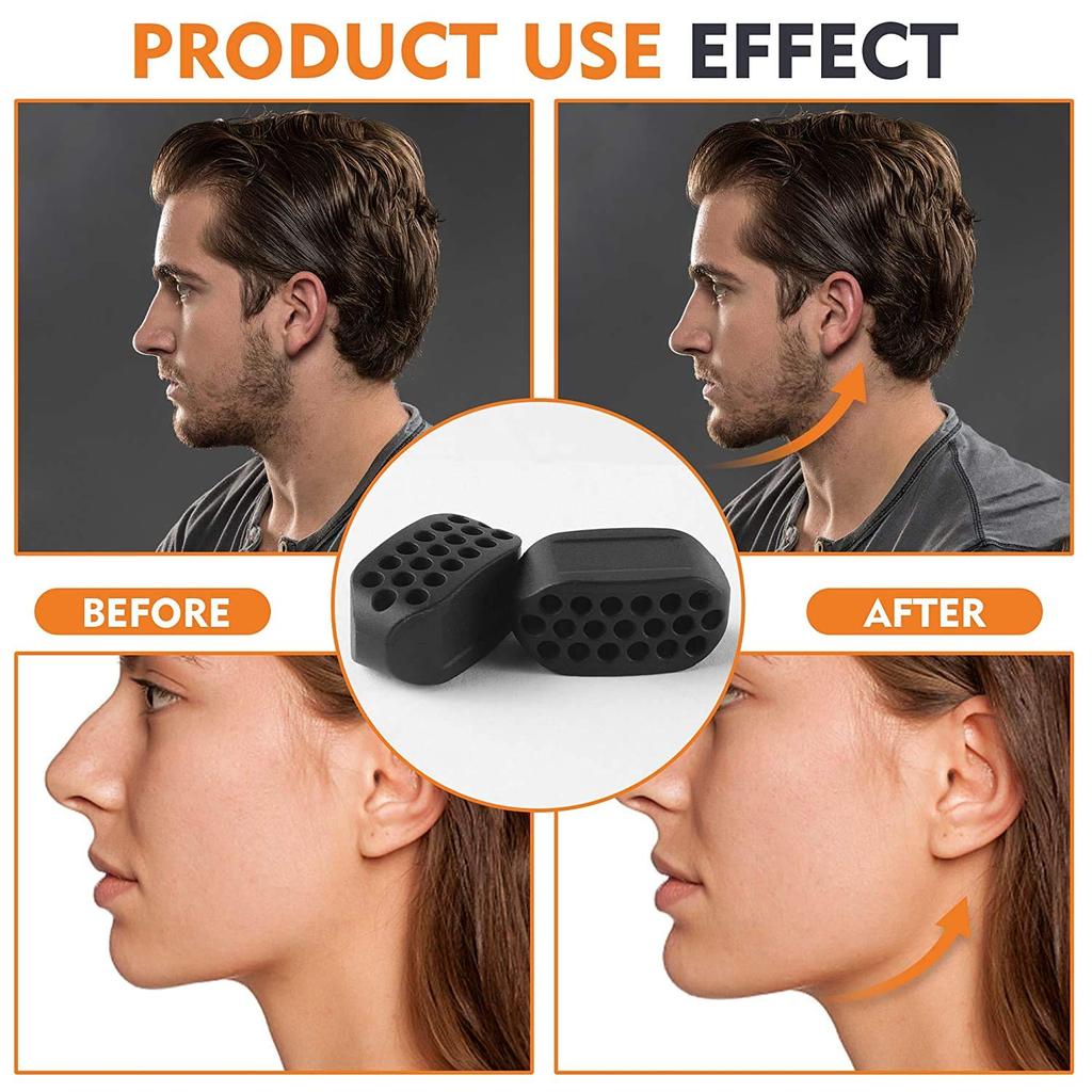 MAYCREATE® Jawline Exerciser, jaw exerciser for Women & Men, Jaw Trainer Jawline shaper jaw Workout, Double Chin Reducer, Face Slimmer and Neck Ton