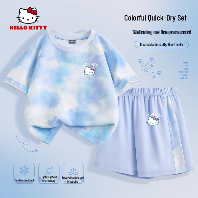 Hello Kitty Girls  Quick-Dry T-shirt & Shorts Set 160