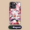 HSR Mem Glass MagSafe Mobile Phone Case for iPhone 17 16 15 14 13 12 11 Air Pro Max Plus Mini Colorful Cover