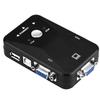 USB 2.0 KVM Switcher 2   4 Port VGA Manual Switch Box Video Sharing Adapter