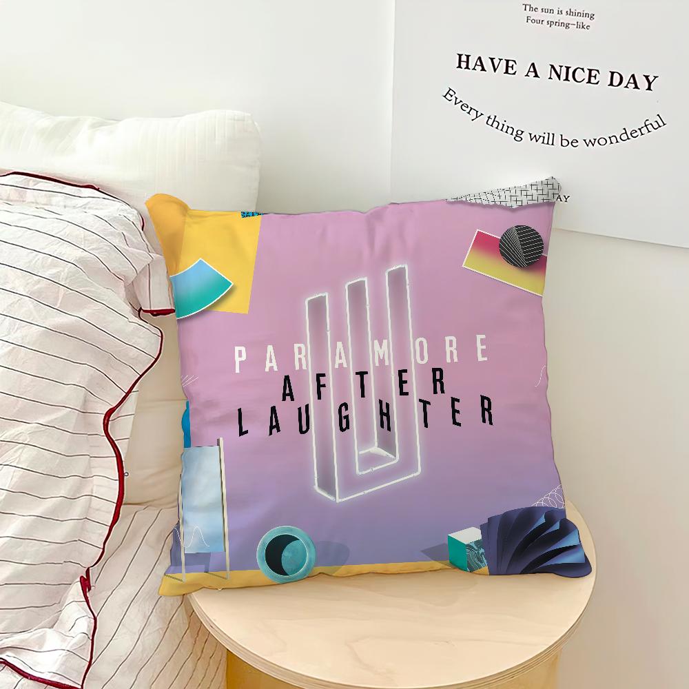 cool fashion Band PParamore cushion cover Comfort soft Pillowcase hogar Sofa Living Room Home bedside Decor pillowcovers Gift