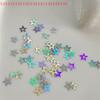 Kawaii Star Glitter Laser Nail Flakes Pentagram Sequins DIY Manicure Accessories Small Flash Nail Charms for Creative Nail Art