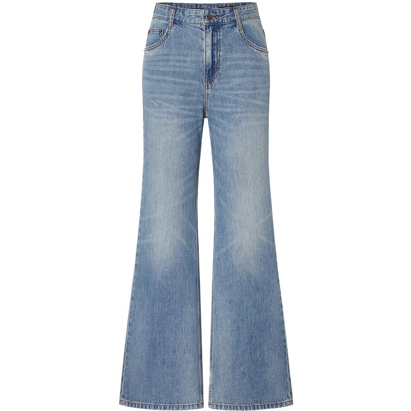 

MO&Co. Классические джинсы клёш с низкой посадкой синего цвета L