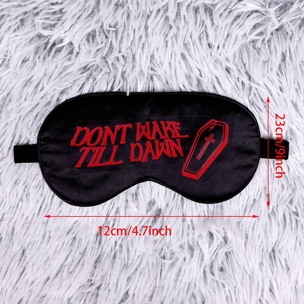 Spooky Eye Masks Gothic Witch Halloween Sleepover Party Eye Masks Bachelorette Decoration Bridal Shower Gift Dont Wake Till Down