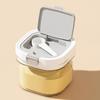 Sealed Milk Powder Jar Transparent Flour Canister Airtight Cereal Container with Scoop Leakproof Food Storage Jar for Cupboard Countertop Pantry