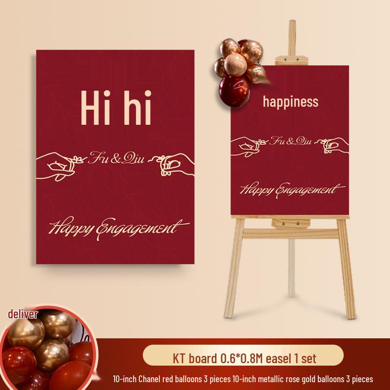 Wedding Ceremony Welcome Sign - Directional KT Board Decor