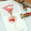 Round-shaped Copper Head 3D Relief Sealing Wax Copper Head for Gift Scrapbooking