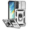 Armor Slide Camera Funda For Samsung Galaxy S21 Ultra Case Magnetic Holder Ring Protect Cover For Galaxy S21 + Plus S 21FE Funda