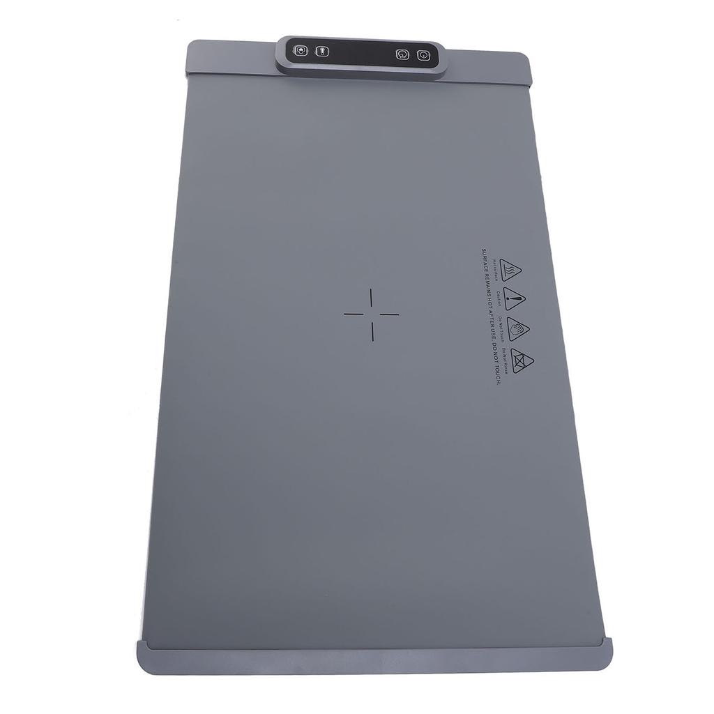 Electric Warming Tray Full Surface Heating Rollable Portable Silicone 3 Temperature Settings