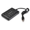 Exceptional 10 Port High Speed Extension Cable Usb 2.0 Double Row Hub Adapter For Laptop Pc