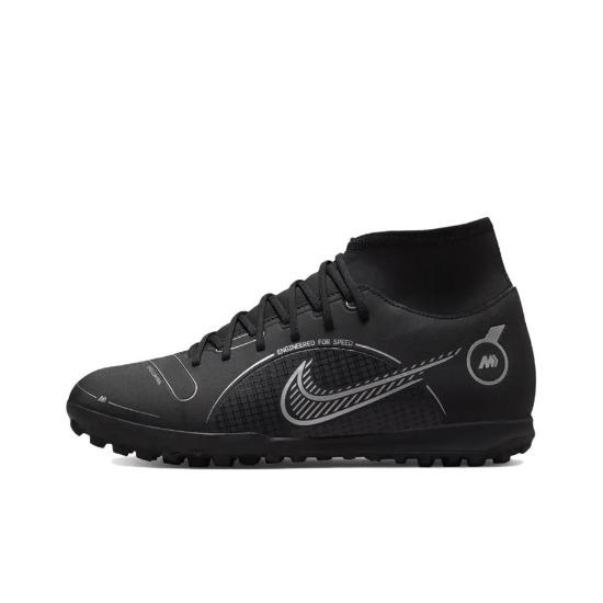 Nike Mercurial Superfly 8 Club TF 'Black Metallic Silver' DJ2909-007 Men's Shoes