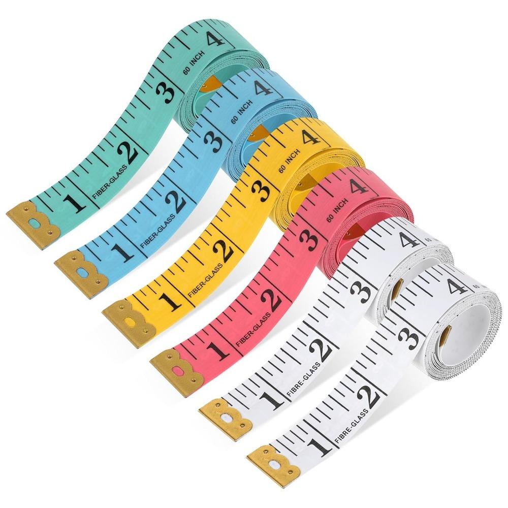 Double-scale Soft Ruler, 60 Inches (150 Cm), Combining Centimeters and Inches, Suitable for Measurement and Garment Cutting 1PC