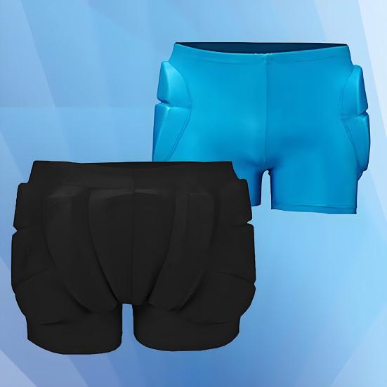 Kids Cycling Underwear Shock Absorbing EVA Padded Bike Shorts Breathable Mountain Road Bike Riding Skateboarding Skiing Protective Shorts