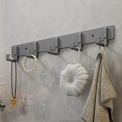 Gancho negro para el hogar colgador de ropa colgante colgador de toallas colgador de albornoces para baño accesorios de cocina pesados