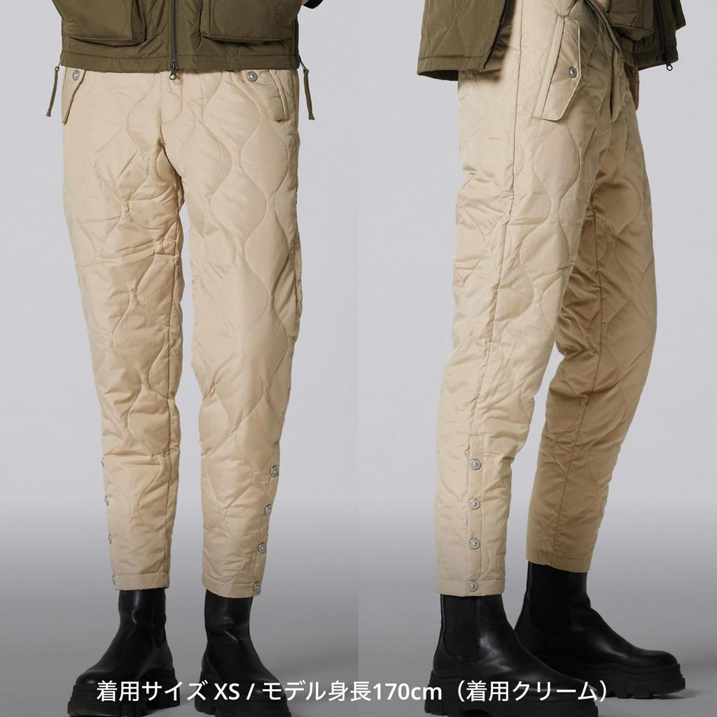 Taion Down Pants Dark Sage Green 133BML-1